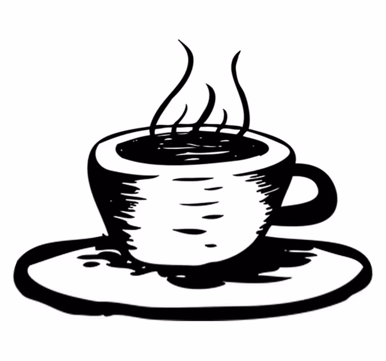 Tapis vinyle cuisine café au lait - TenStickers