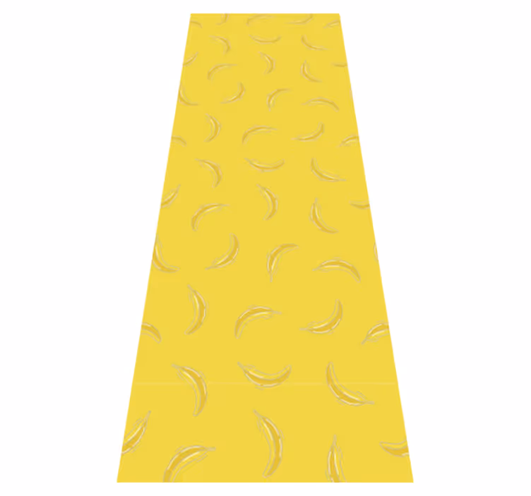 Tapis vinyle cuisine jaune pantone bananas - TenStickers