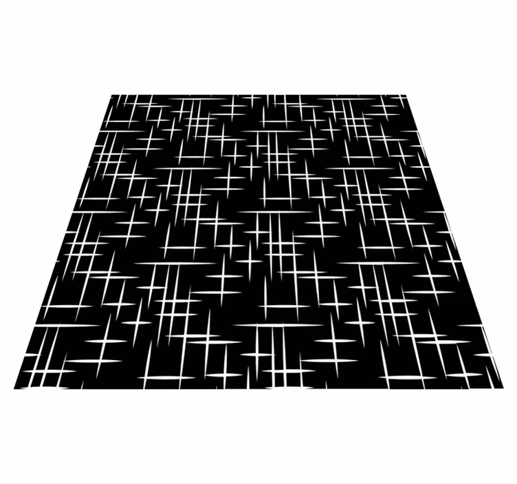 Tapis vinyle salle de bain lignes modernes - TenStickers