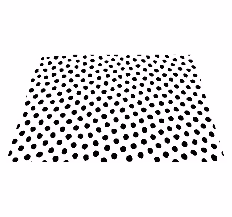 Tapis vinyle animal dalmatiens noir et blanc - TenStickers