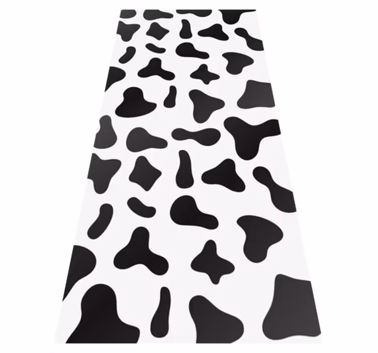 Tapis vinyle animal imprimé vache - TenStickers