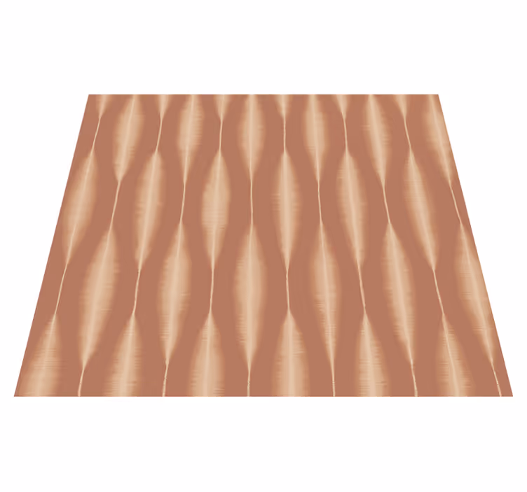 Tapis vinyles géométriques ikat kasuri mousse mocha - TenStickers