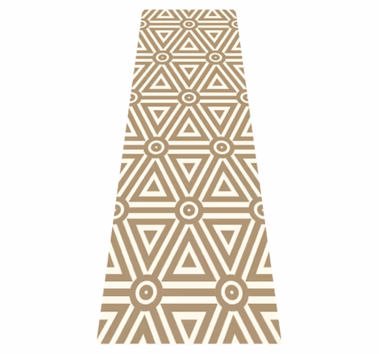 Tapis vinyles géométriques design rétro vintage - TenStickers