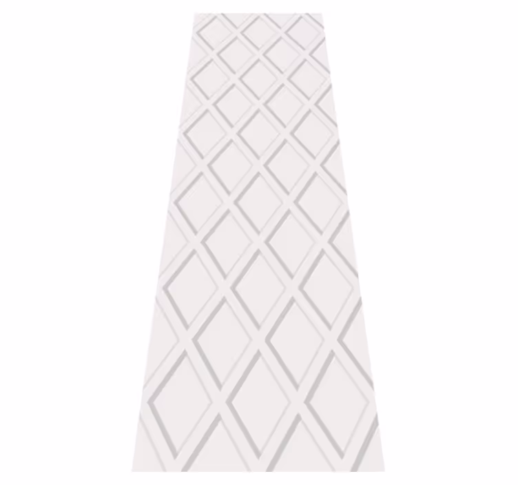 Tapis vinyles géométriques motif losanges 3d hamptons - TenStickers