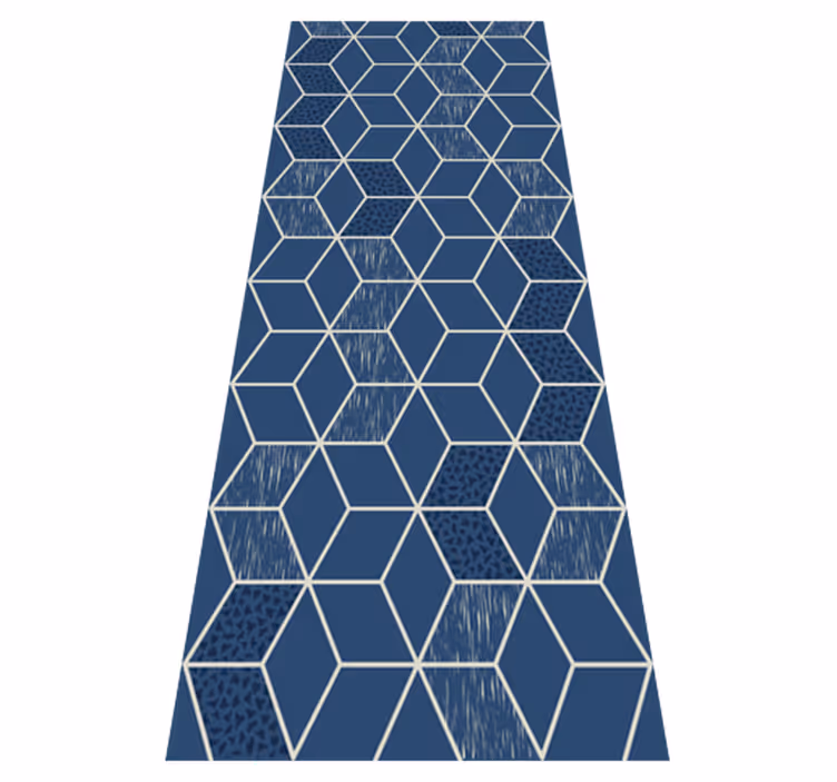 Tapis vinyles géométriques vittoria usé - TenStickers