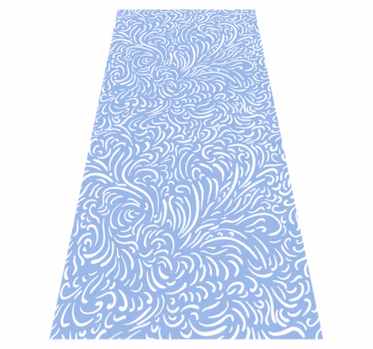 Tapis vinyle noël motif glacé - TenStickers