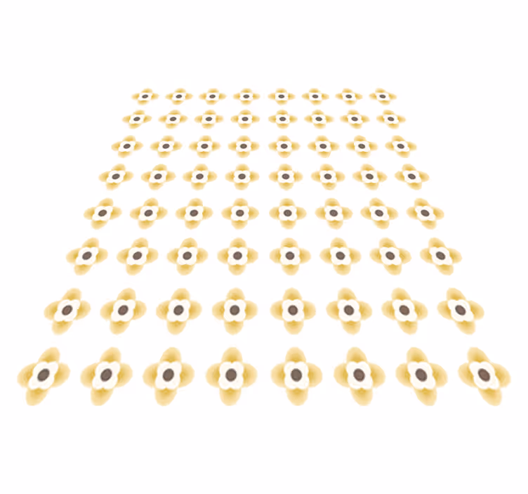 Tapis vinyle nature approche de composition botanique - TenStickers