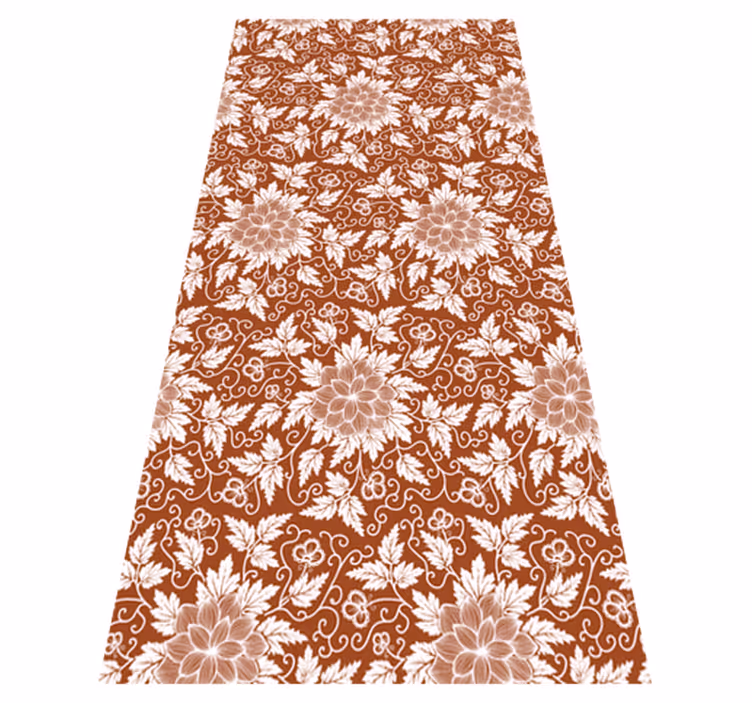 Tapis vinyle nature création botanique - TenStickers