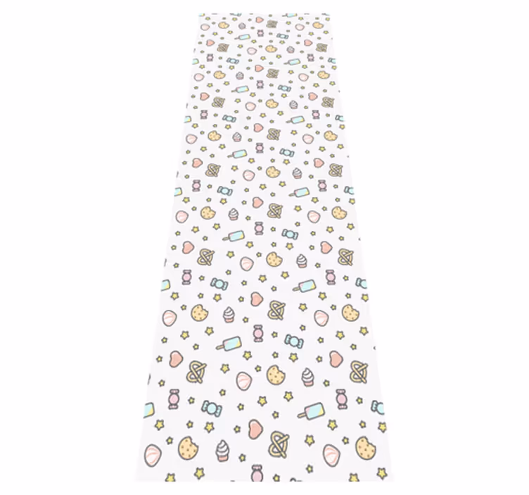 Tapis vinyle chambre adorables bébés avec visages - TenStickers