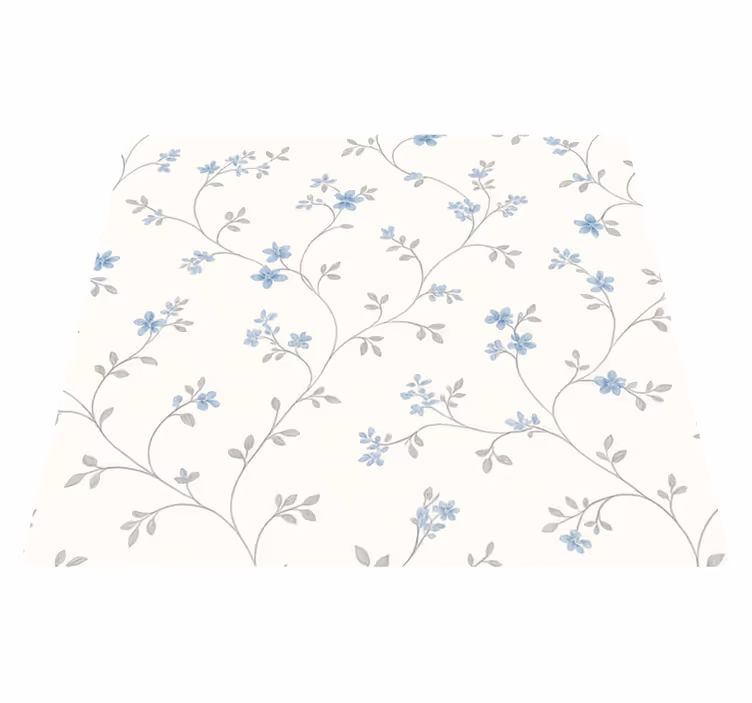 Tapis vinyle chambre sentier des prairies bleues - TenStickers