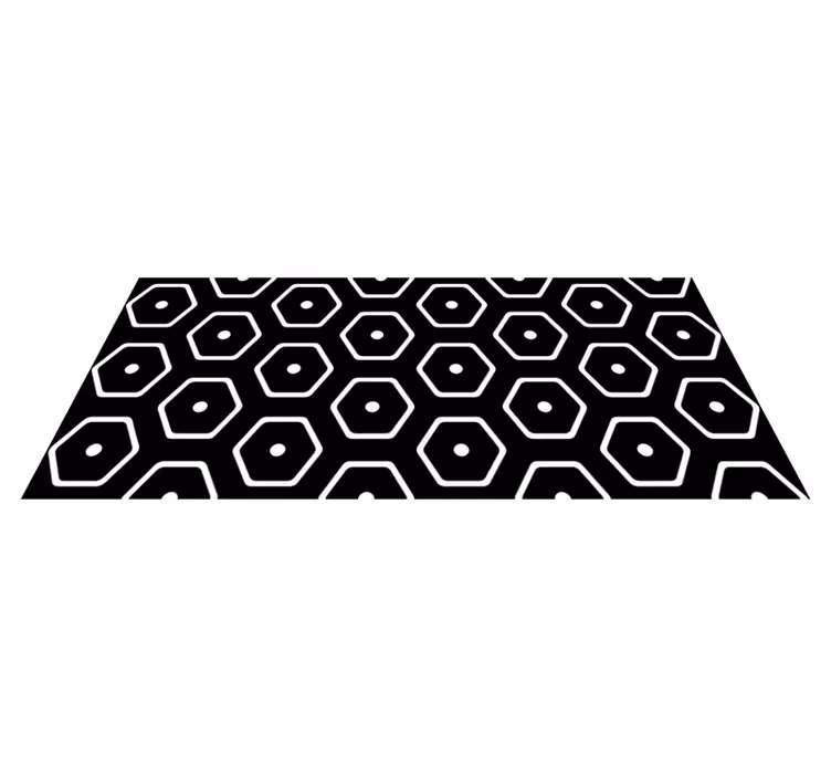 Tapis vinyles géométriques motif minimaliste - TenStickers