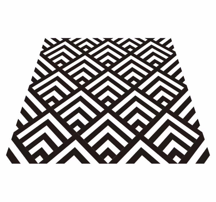 Tapis vinyles géométriques diamants - TenStickers
