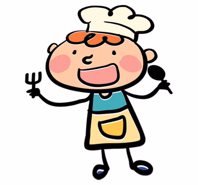 Tapis vinyle pour enfants petit chef - TenStickers