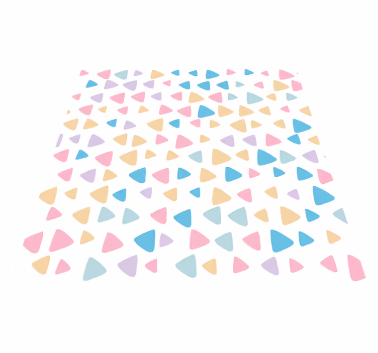 Tapis vinyle pour enfants motifs pastel - TenStickers