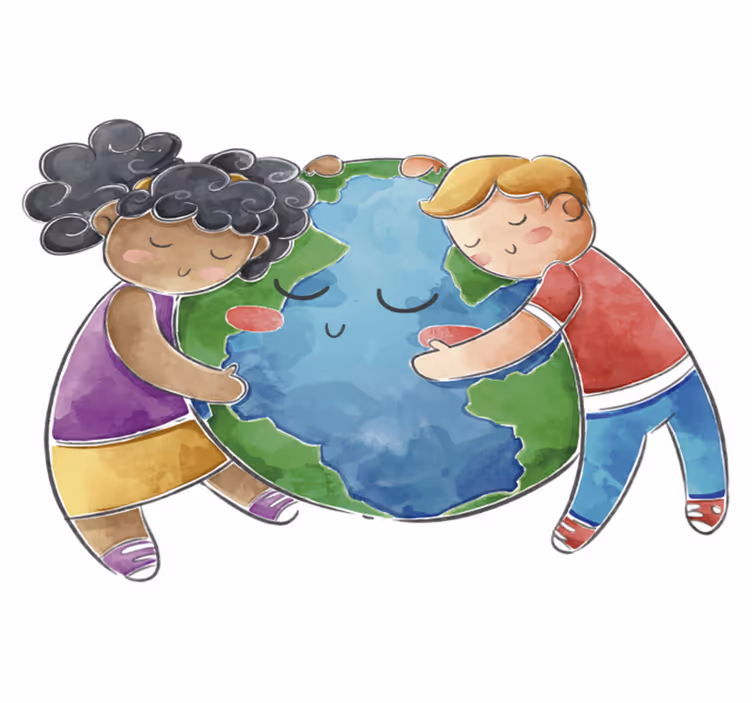 Tapis vinyle pour enfants globe pour enfants - TenStickers
