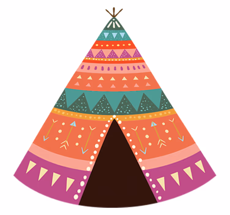 Tapis vinyle pour enfants tête de lit boutique indienne - TenStickers