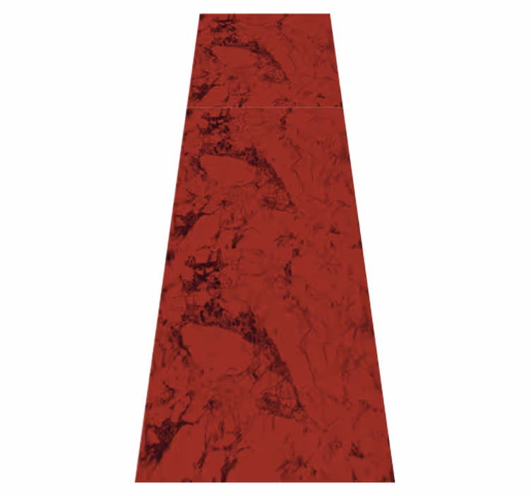 Tapis vinyle salle de bain fond marbré rouge foncé - TenStickers