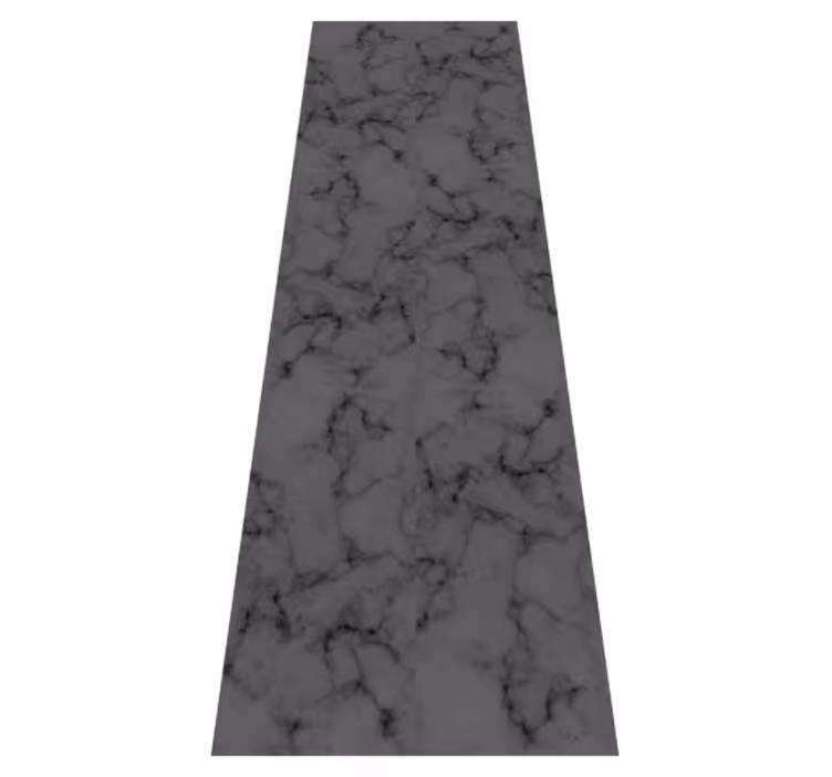 Tapis vinyle salle de bain fond marbré noir grunge - TenStickers