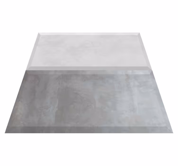 Tapis vinyle salle de bain effet carreaux ciment - TenStickers
