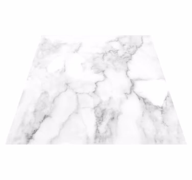 Tapis vinyle cuisine texture marbre blanc - TenStickers