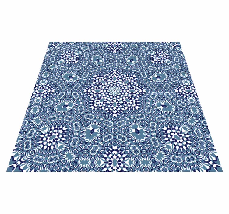 Tapis vinyle cuisine mandala mosaïque - TenStickers