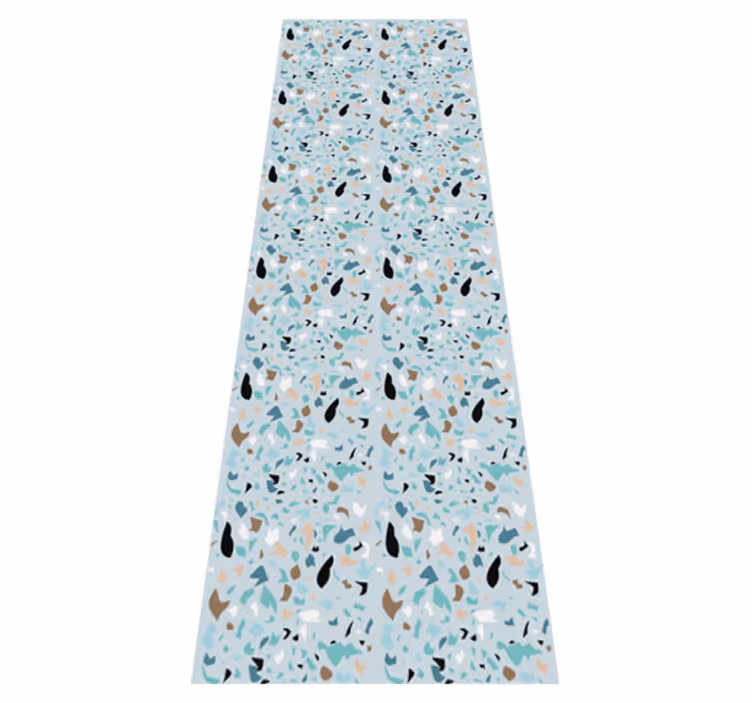 Tapis vinyle chambre design style terrazzo - TenStickers
