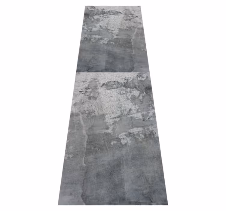 Tapis vinyle chambre motif rétro argenté rectangulaire - TenStickers