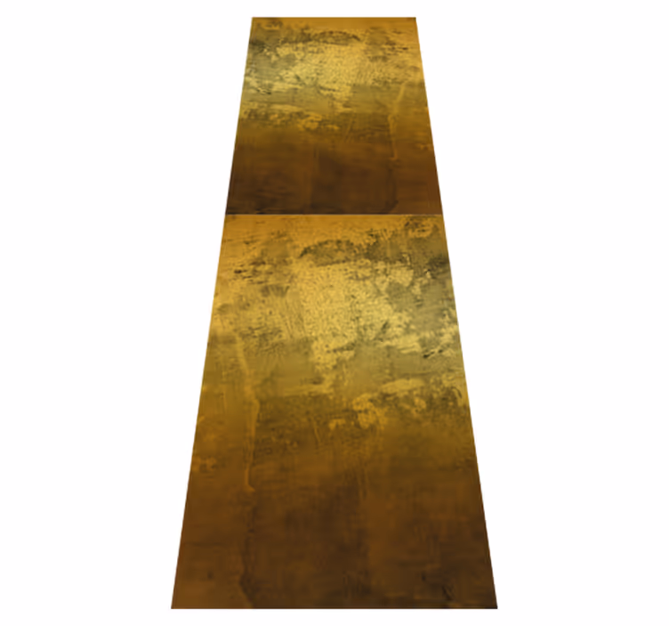 Tapis vinyle chambre motif doré rétro entrelacé - TenStickers