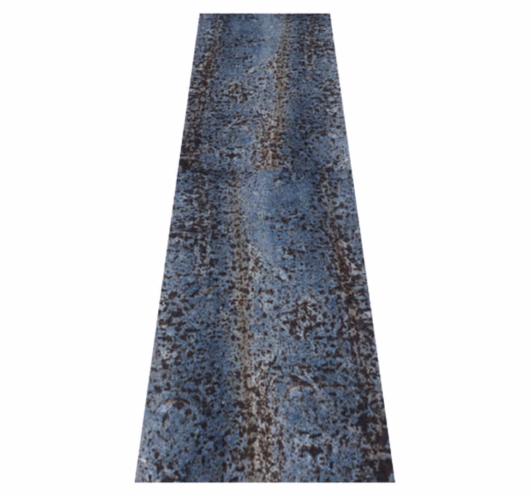 Tapis vinyle chambre design rétro avec motif brut - TenStickers