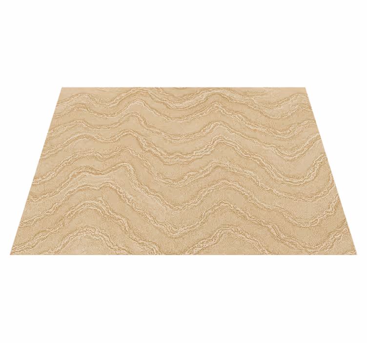 Tapis vinyle chambre effet marbre beige et or - TenStickers