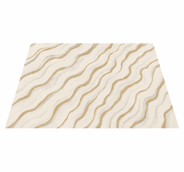 Tapis vinyle chambre effet marbre blanc gris - TenStickers
