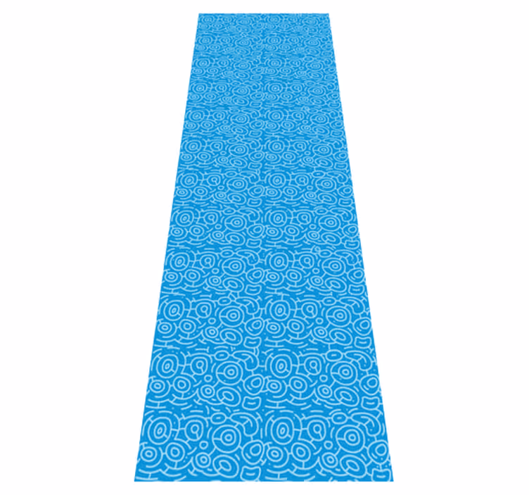 Tapis vinyle bureau taches abstraites - TenStickers