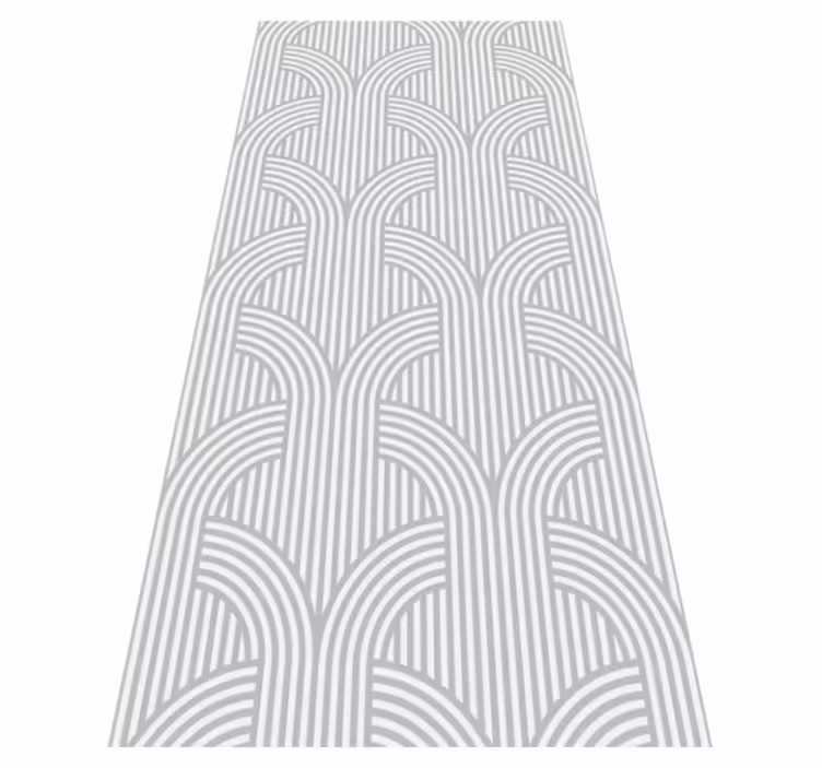 Tapis vinyle chambre gris moderne minimaliste - TenStickers