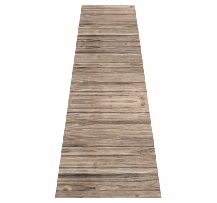 Tapis vinyle chambre planches en bois rustiques grises - TenStickers