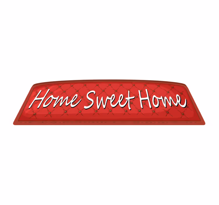 Tapis vinyle chambre doux foyer chaleureux - TenStickers