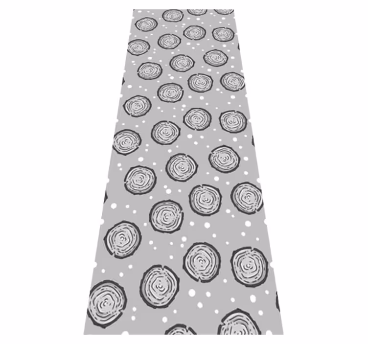 Tapis vinyle nordique style alpin - TenStickers