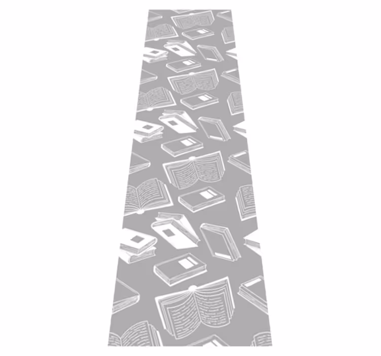Tapis vinyle nordique poème gris style nordique - TenStickers