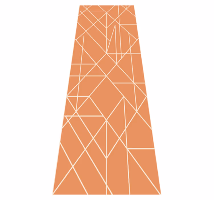 Tapis vinyle nordique mosaïque géométrique apex - TenStickers