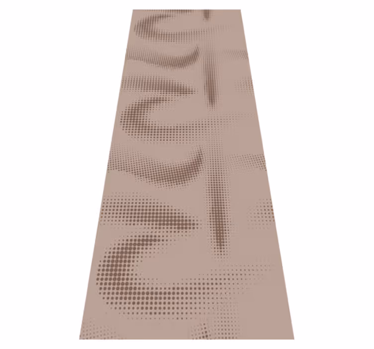 Tapis vinyle nordique motifs à pois scandinaves - TenStickers