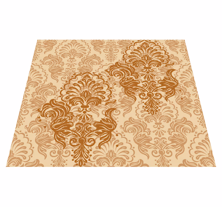 Tapis vinyle rétro motif dégradé aux couleurs chaudes - TenStickers