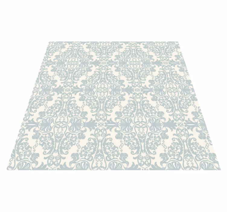 Tapis vinyle rétro motif vert - TenStickers