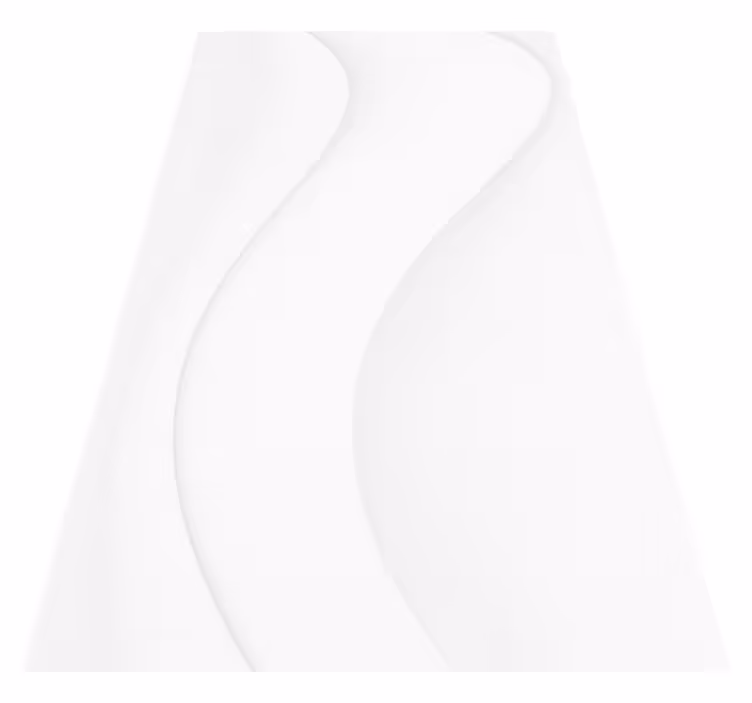 Tapis vinyle design moderne formes modernes blanches - TenStickers