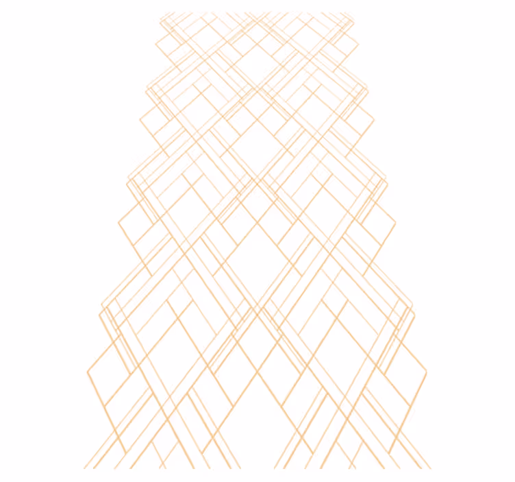 Tapis vinyle design moderne lignes dorées irrégulières - TenStickers