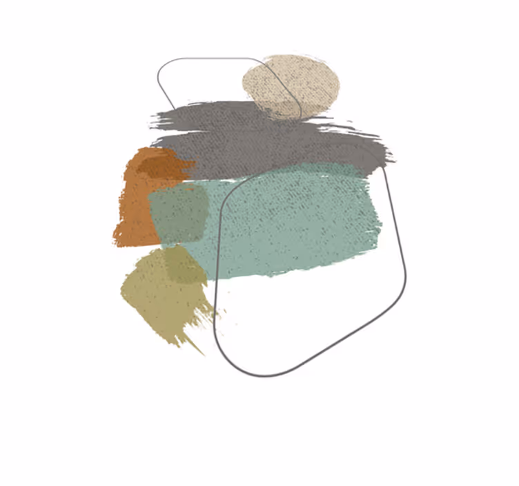 Tapis vinyle design moderne taches de couleur - TenStickers
