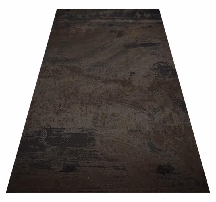 Tapis vinyle texture fer rouillé gris industriel - TenStickers