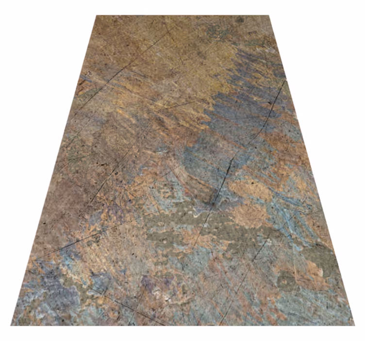 Tapis vinyle texture effet béton décor industriel - TenStickers