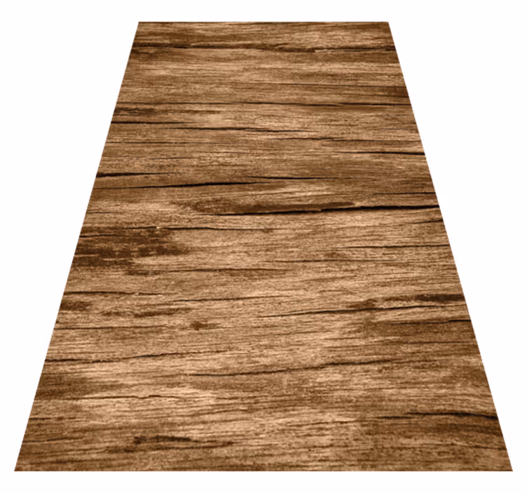 Tapis vinyle texture rayé marron clair - TenStickers