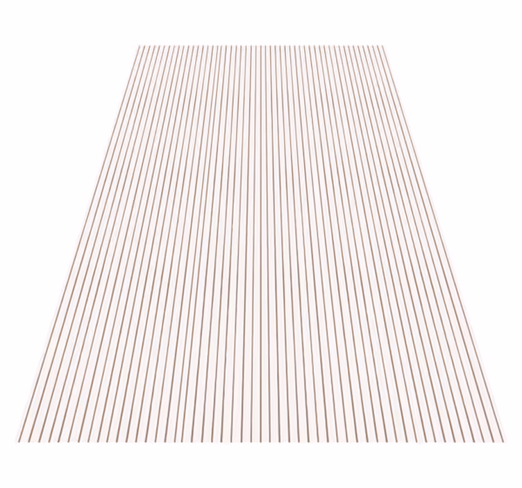 Tapis vinyle texture lignes modernes style japandi - TenStickers