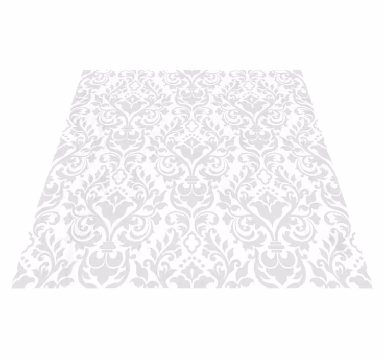 Tapis vinyle rétro damassé grunge - TenStickers