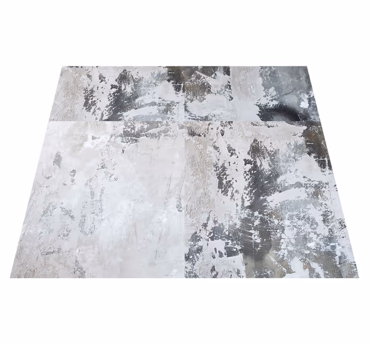 Tapis vinyle texture - composition sombre - TenStickers
